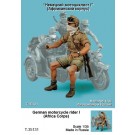 German motorcycle rider I (Africa Corps)