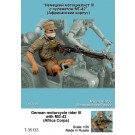 German motorcycle rider III with MG42 (Africa Corps)