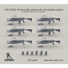 US Army M4 carbine with M203A1 40mm Grenade Launcher