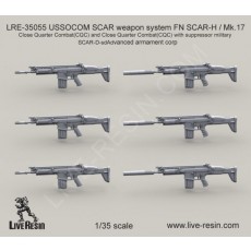 USSOCOM SCAR weapon system FN SCAR-H - Mk. 17 Close Quarter CombatCQC and Close Quarter CombatCQC with suppressor military SCAR-D-sd Advanced armament corp
