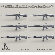 US Army M16A4 MWS (Modular Weapon System) Automatic Rifle with KAC rail interface system 