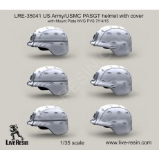 US Army PASGT helmet with cover with Mount Plate NVG PVS 7/14/15