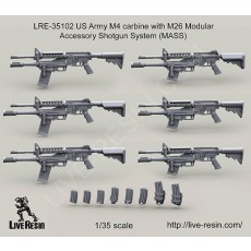US Army M4 carbine with Knight's Armament 5.56MM QDSS NT4 suppressor