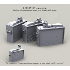 M134D Spare 3000 Round Vehicle Magazine with Booster Assembly and belts