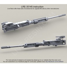 M2 Browning .50 Caliber Machine Gun Body with Surefire HellFighter Mount barrel bracket, M2 NV sight mount