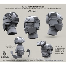 Airframe helmet and choops without cover with head