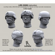 Head with balaclavas for MICH helmet