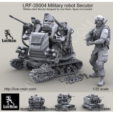 Military robot Secutor II. Military robot, designed by Live Resin, more than 100 parts in set