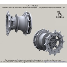 Drive wheels  for Diehl 139E2 workable track - Leopard 1, Bergepanzer Standard, Bergepanzer 2, etc. 