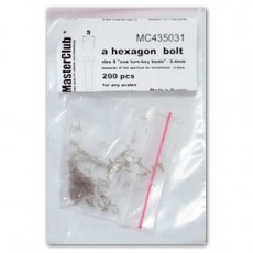  a hexagon standart bolt head, size S "on a turn-key basis" -0.4mm; diameter of the aperture for installation-0.3mm;200 pcs.