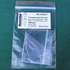  a hexagon flat bolt head, size S "on a turn-key basis" -1.0mm; diameter of the aperture for installation-0.8mm;100 pcs.