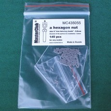  a standart hex nut, size S "on a turn-key basis" -0.8mm; diameter of the aperture for installation-0.6mm; 140 pcs.