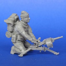 The Russian soldier with AGS-17 Plamya automatic grenade launcher. Afghanistan