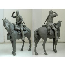 The German soldier on a horse WWII (1figires+horse)