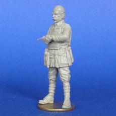 The French officer with Webley MK.VI. Revolver, WW