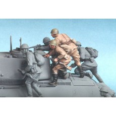Soviet motor rifle troops №2. Summer 1943-45.  Two figures. 