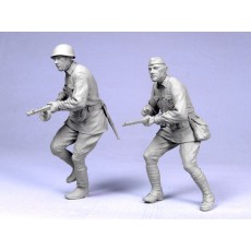 Soviet infantry 1942 №2. Two figures. 