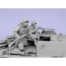 German panzergrenadieren SS. Kharkow,winter 1943. Two figures. 