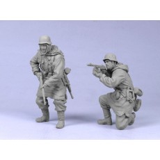 German infantry SS №5. Kharkow,winter 1943. Two figures. 