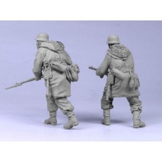 German infantry SS №6. Kharkow,winter 1943. Two figures. 