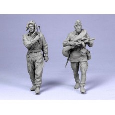 Red Army man and tankman.  Summer 1941.  Two figures. 