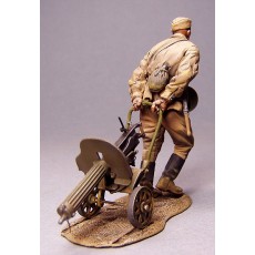Red Army man with Maxim M.G.  Summer 1941.  One figure. 