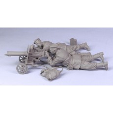 Soviet marines with "Maxim" M.G.  1941-45.  Two figures. 