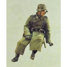 German infantryman on motorcycle (Winter 1941-44)